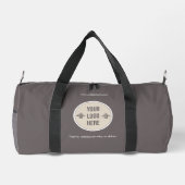 Minimal Custom Company Logo Business Duffle Bag Plunjezak (Achterkant)