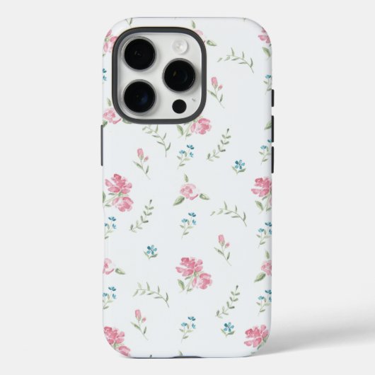 Minimal Custom Floral Photo Case-Mate iPhone Case (Achterkant)