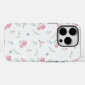 Minimal Custom Floral Photo Case-Mate iPhone Case (Achterkant (horizontaal))
