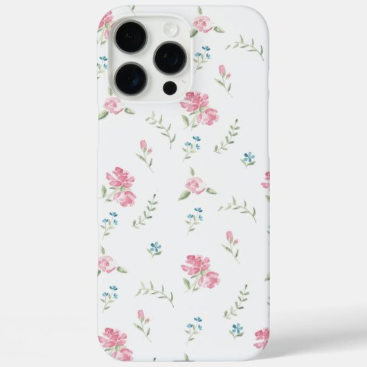 Minimal Custom Floral Photo Case-Mate iPhone Case (Achterkant)