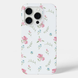 Minimal Custom Floral Photo iPhone 15 Pro Case