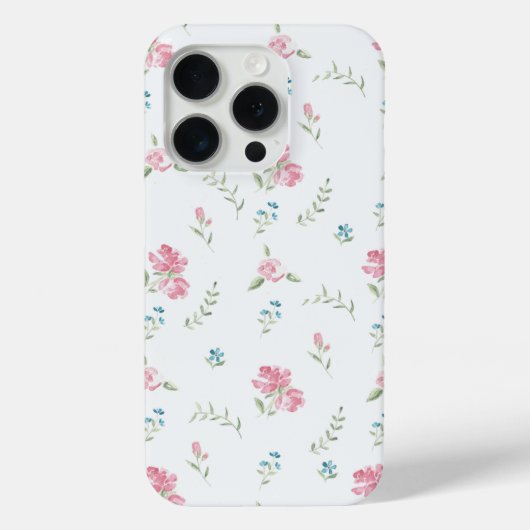 Minimal Custom Floral Photo Case-Mate iPhone Case (Achterkant)