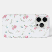 Minimal Custom Floral Photo Case-Mate iPhone Case (Achterkant (horizontaal))