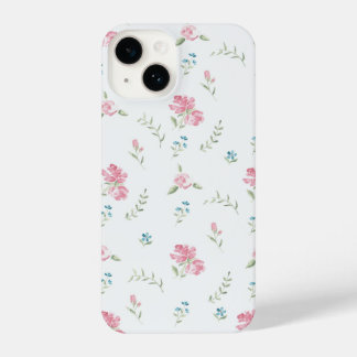 Minimal Custom Floral Photo iPhone 14 Hoesje