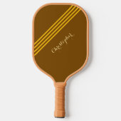 Minimal Custom Name Pickleball Paddle (Achterkant)