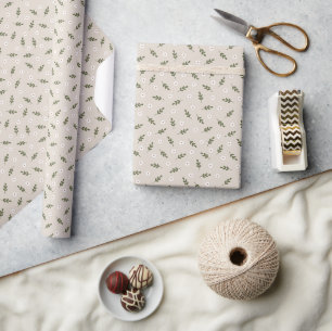 Minimal Daisy Spring Rustic Country Cadeaupapier