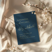 Minimal dark Elegant Engagement Typography Kaart