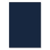 Minimal Dark Navy Blue Gold Border Elegant Script Kaart (Achterkant)