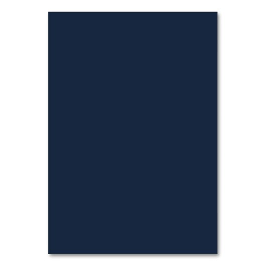 Minimal Dark Navy Blue Gold Border Elegant Script Kaart (Achterkant)