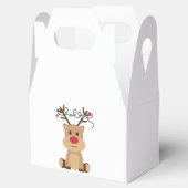 Minimal Deer Party Favor Box Bedankdoosjes (Geopend)