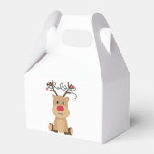 Minimal Deer Party Favor Box Bedankdoosjes (Voorkant Zijde)