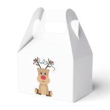 Minimal Deer Party Favor Box