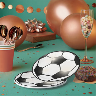 Minimal Design Voetbal Football Ball Papieren Bordje