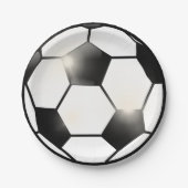 Minimal Design Voetbal Football Ball Papieren Bordje (Voorkant)