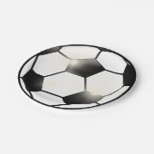 Minimal Design Voetbal Football Ball Papieren Bordje (Gekanteld)