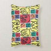 Minimal Dogs Line Art Collage Accent Kussen (Voorkant(Verticaal))