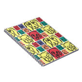 Minimal Dogs Line Art Collage Notitieboek (Rechterzijde)