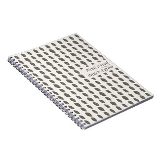 Minimal Dot Pattern Notebook – Plant a Seed Notitieboek