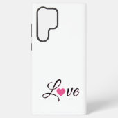 Minimal Dotted Heart Design Samsung Galaxy Hoesje (Achterkant)