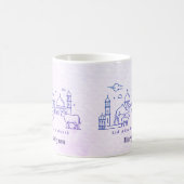 Minimal Eid al Adha Line Art Coffee Mug Koffiemok (Center)