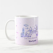 Minimal Eid al Adha Line Art Coffee Mug Koffiemok (Links)