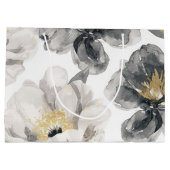 Minimal Eighty & Elegant Black Gold 80th Birthday Groot Cadeauzakje (Achterkant)