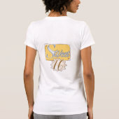 Minimal Elegant Birthday T-Shirt Custom Age Design (Achterkant)