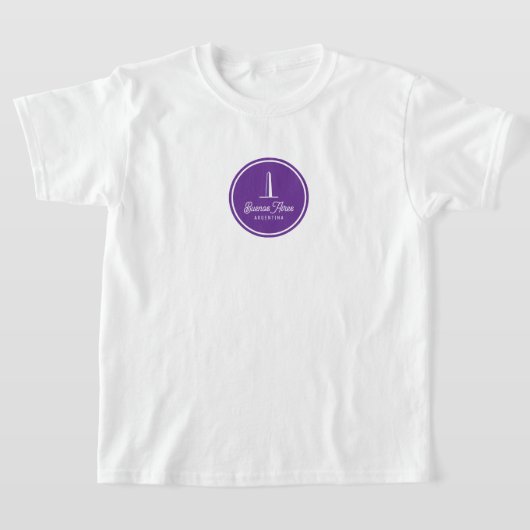 Minimal, Elegant Buenos Aires, Argentina  T-shirt (Laagn)