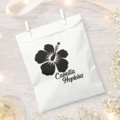 Minimal Elegant Floral Personalized Design Bedankzakje (Geknipt)