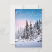 Minimal Elegant Text & Photo Design / Wedding  Save The Date (Achterkant)