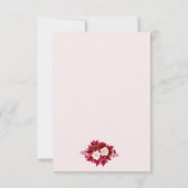 Minimal Elegant Text & Photo Design / Wedding  Save The Date (Achterkant)