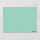Minimal Elegant Wedding RSVP Postcard Briefkaart (Achterkant)