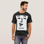 Minimal Face Typography T-shirt (Voorkant volledig)