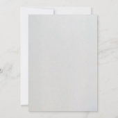 Minimal Faux Blind Deboss Cotton Save The Date (Achterkant)