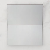 Minimal Faux Blind Deboss Cotton Wedding Place  Plaatskaartje (Binnenkant ongevouwen)