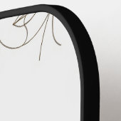 Minimal Female Face Line Pattern (3) Pickleball Paddle (Links Detail)