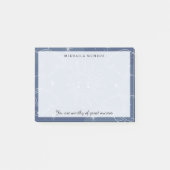 Minimal Feminine Celestial Daily Affirmation Name Post-it® Notes (Voorkant)