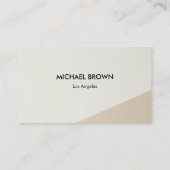 Minimal Fine Clothing Boutique Business Card  Visitekaartje (Achterkant)