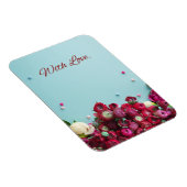 Minimal Floral Greeting Card – With Love Botanical Magneet (Rechterzijde)