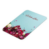 Minimal Floral Greeting Card – With Love Botanical Magneet (Linkerzijde)