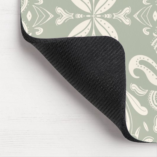 Minimal Floral Pattern Mouse Pad Muismat (Hoek)