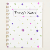 Minimal Floral Planner – Aangepast kerstcadeau (Voorkant)