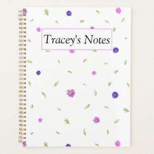 Minimal Floral Planner – Aangepast kerstcadeau