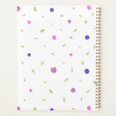 Minimal Floral Planner – Aangepast kerstcadeau (Achterkant)