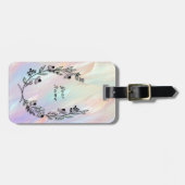 Minimal Flower Bagagelabel (Voorkant horizontaal)