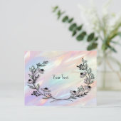 Minimal Flower Briefkaart (Staand voorkant)