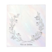 Minimal Flower Notitieblok (Voorkant)