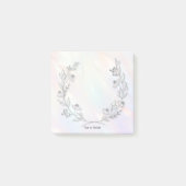 Minimal Flower Post het Opmerkingen Post-it® Notes (Voorkant)