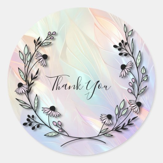 Minimal Flower Sticker (Voorkant)