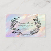 Minimal Flower Visitekaartje (Achterkant)